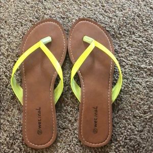 Neon Flip Flops